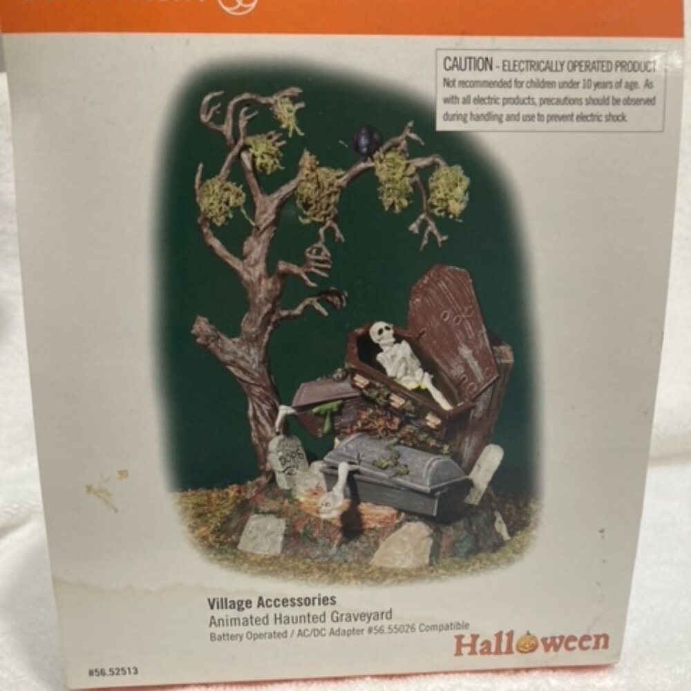 Department 56 Halloween Animated Haunted Graveyard